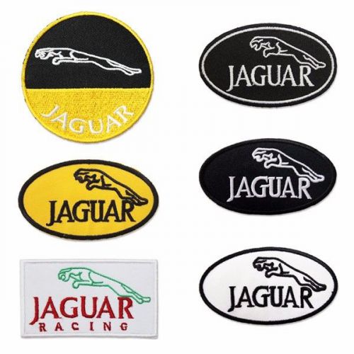 Jaguar embroidered sew/ iron on badge patch Écussons brodÉs thermocollant motors