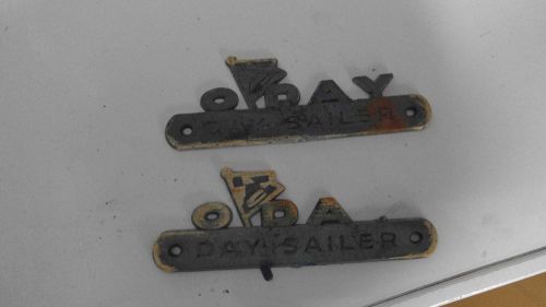 2x vintage o&#039;day daysailer 1 emblems