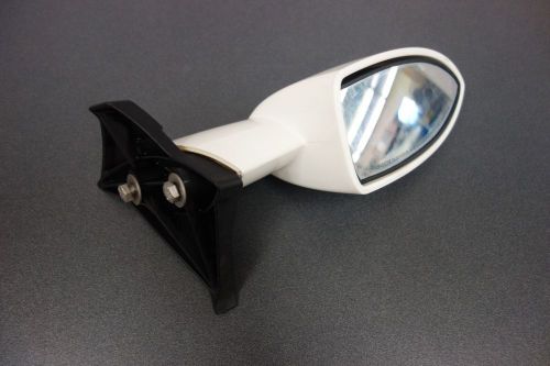 Seadoo oem right hand rh mirror and sheel assembly white 2007 rxt 215
