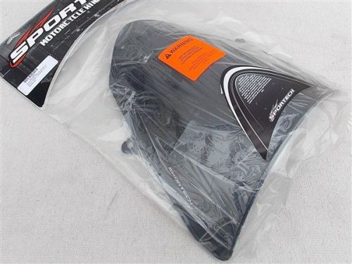 Kawasaki zx6r/ zx10r ninja - sportech black windshield [new] 2008-2010