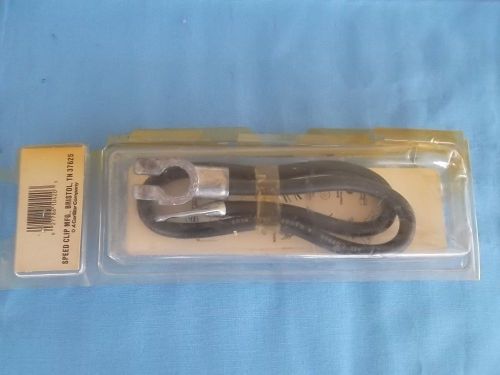 Battery cable 24&#034; top post 4 guage black all copper - new