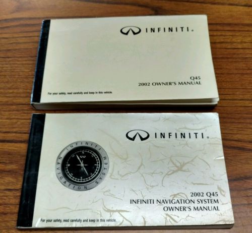 2002 infiniti q45 owners operators manual