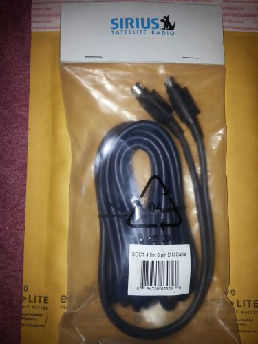 Scc1 sirius 8 pin din cable - 4.5m  sc-c1 new sealed xm  14.5 feet  sch1 scvdoc1
