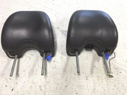 2005 volvo xc90 oem right &amp; left leather head rest w/built-in lcd monitor set