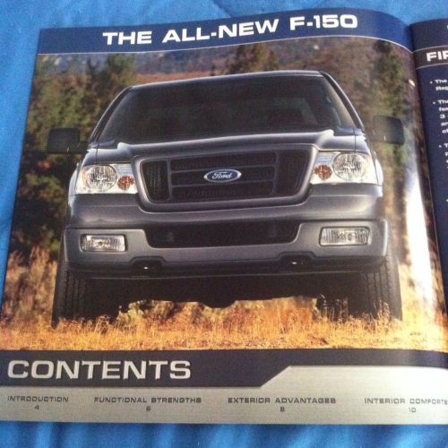 New 2004 04 ford f150 f-150 pickup truck dealer brochure stx xlt fx4 lariat rare