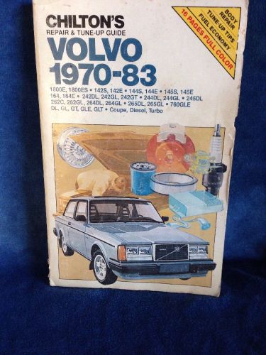 Chiltons volvo 1970-83 repair and tune-up guide