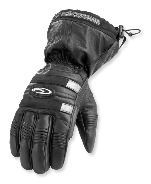 Coldwave sno star leather glove, black, size: large