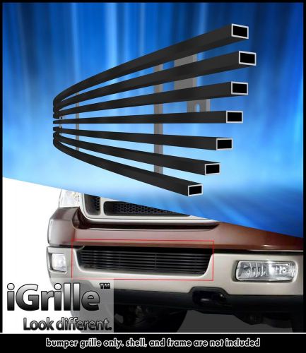 Fits 2004-2005 ford f-150 lower bumper stainless bgc black billet grille