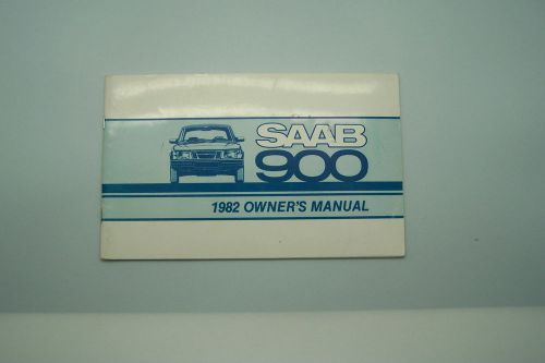 1982 saab 900 owners manual new original blemish on the cover