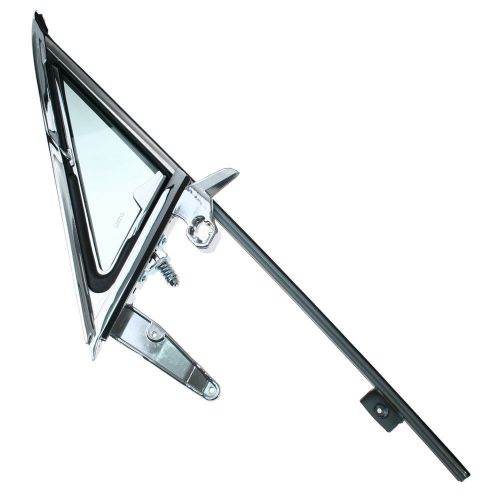 Mustang vent window complete assembly with tinted glass driver side 1968 | cj po