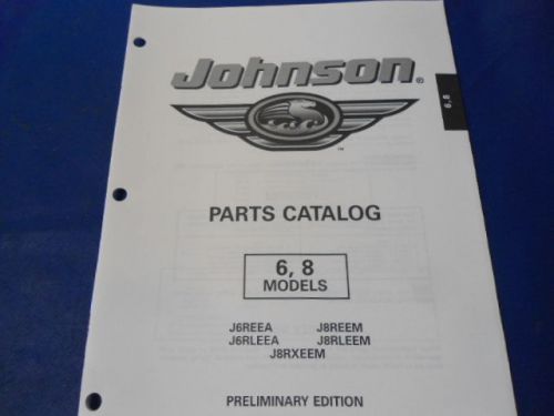 1998  johnson parts catalog , 6, 8 models
