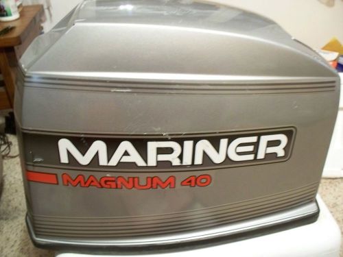 Mariner 40hp magnum engine cowl, cover, hood, used