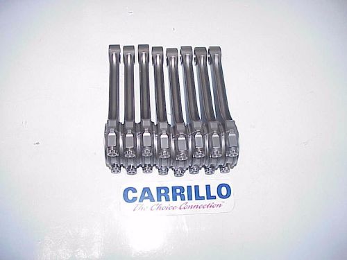 8 carrillo 6.200&#034; h-beam rods 1.850&#034; journal 787&#034; wrist pin from a nascar engine