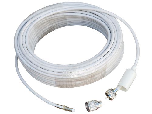 Vhf cable pack for seamaster antenna - 82 ft coaxil with connectors- five oceans