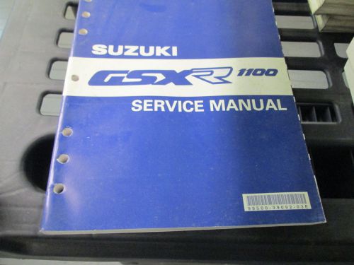 Suzuki gsxr 1100 gsxr1100   factory repair service manual  original oem