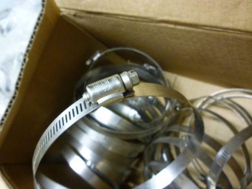 Lot buy of trident brand 3&#034;-7&#034; inch stainless steel hose clamps qty 29