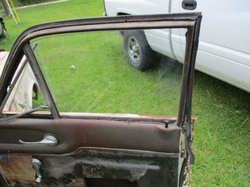 60 61 62 63 ford falcon right passenger front window 4 door has scratches
