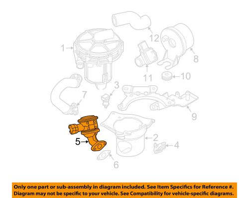 Bmw oem 04-06 325ci a.i.r. system-diverter valve 11727553066