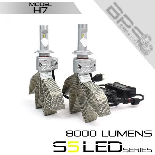 Philips s5 led headlight conversion kit h7 8000lm low or high or fog light bulbs