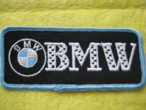 Vintage bmw motorcycle patch 4 3/4&#034; x 2&#034;