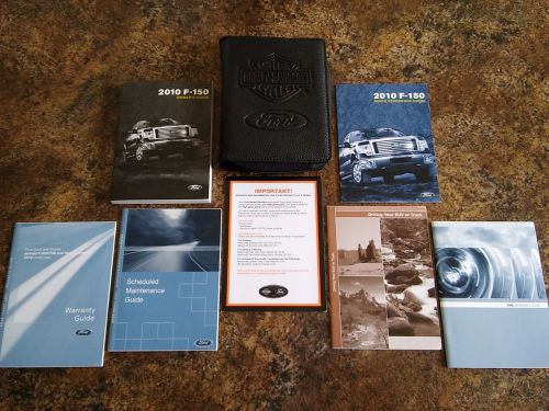 2010 ford f150 harley davidson owners manual w/ harley case &amp; supplements - #a