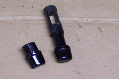 1964 1/2 1965 1966 1967 1968 mustang a/t shifter handle black plastic buttons
