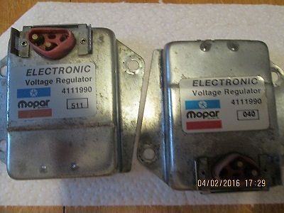 1970-1989 dodge// nos mopar voltage regulators