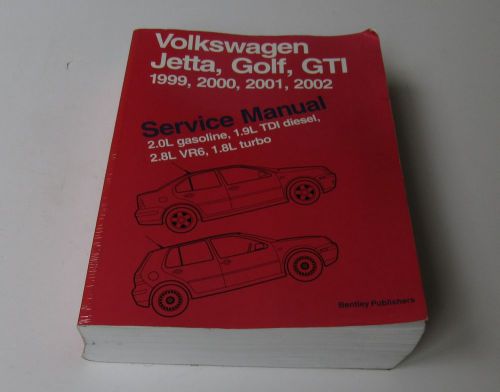 Volkswagen 1999-2002 jetta golf gti oem service shop manual 2000 2001 repair