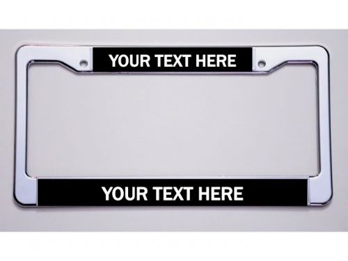 Create your own special license plate frame.