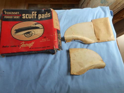 Nos foxcraft fender skirt scuff pads sp-2
