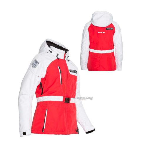 Snowmobile ckx jacket ultra white/red large women snow winter coat windproof