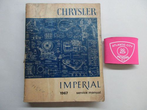 1967 chrysler imperial service shop repair manual