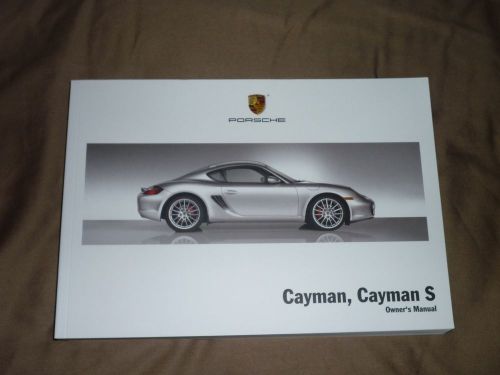 2008 porsche cayman / cayman s owners manual 987c 08 new