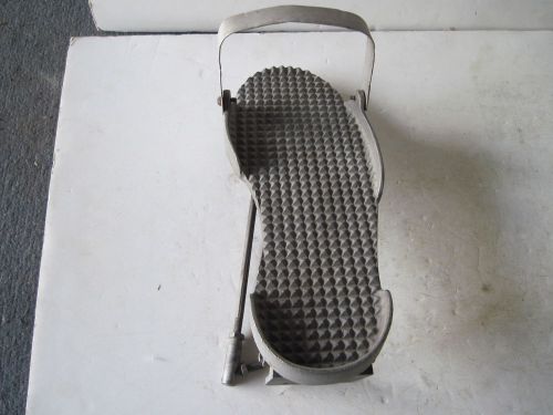 1960&#039;s vintage drag racing cast aluminum foot shape gas pedal hot rat rod gasser