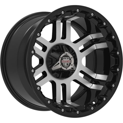 20x12 black machined lt1 8x170 -44 wheels darkar mt3 37x13.5x20 tires