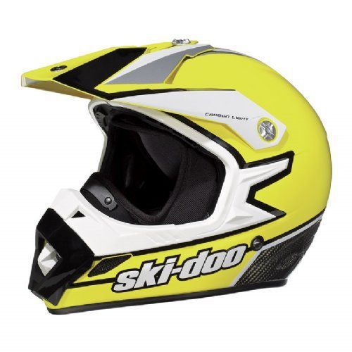 Ski-doo xp-r2 carbon light original helmet - yellow