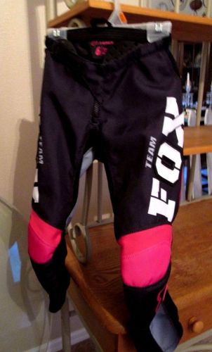 Foxy racing motocross girls pants 180 size 6/22