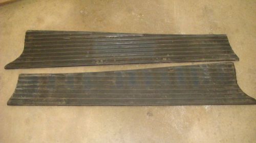 1937 chevy running board covers w/steel backs