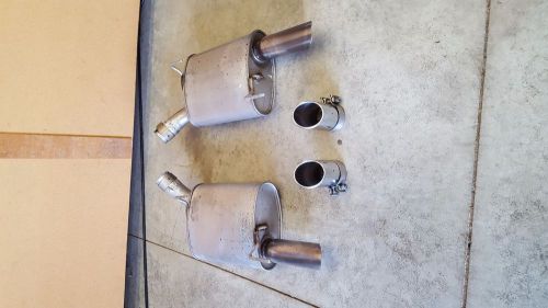 05-09 mustang gt mufflers and tips (stock oem)