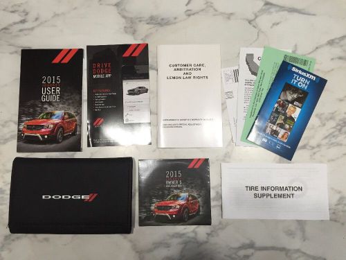 2015 dodge journey owners manual factory oem user guide sirius xm lot om-003