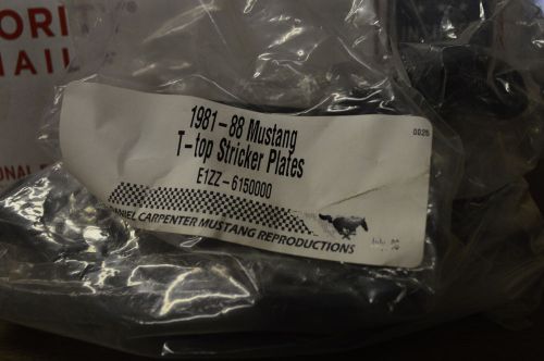 1981-88 ford mustang t-top striker plates