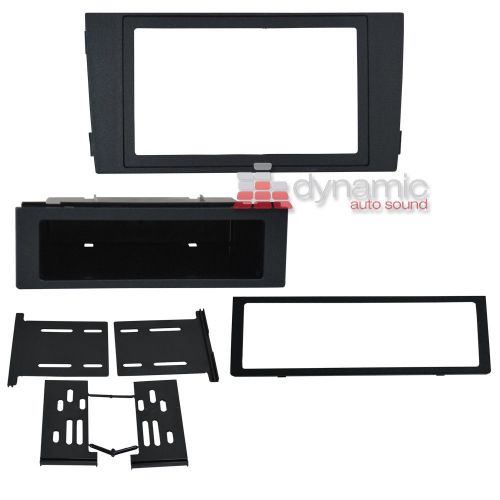 Scosche au2380b double or single din pocket dash kit for 2000-up audi a6 new