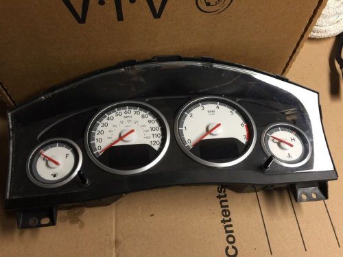 09 2009 dodge caravan town &amp; country speedometer 36,071 miles white w/tach