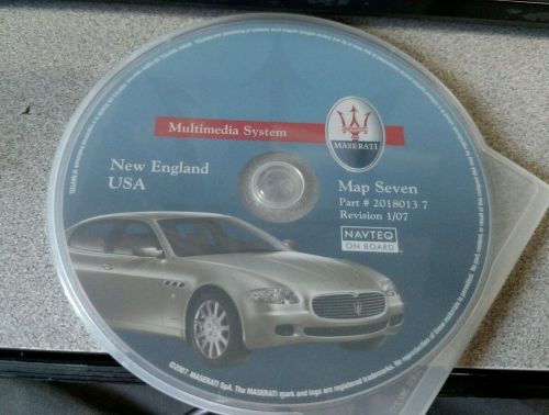 Maserati navigation disc cd dvd 2018013 7 new england us disk484