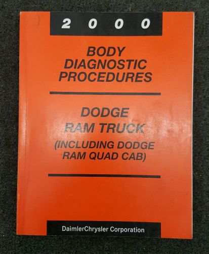 2000 dodge ram truck body diagnostic procedures factory service manual