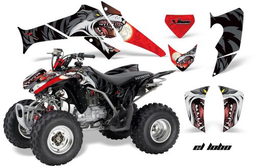 Honda trx 250 amr racing graphics sticker kits trx250 05-13 quad atv decals lobo