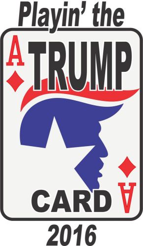 Trump vinyl decal/sticker (3.5&#034; x 6&#034;)