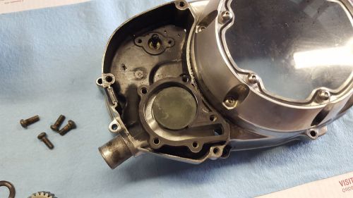Banshee lock out clutch cover with water pump assembly and stainless bolts