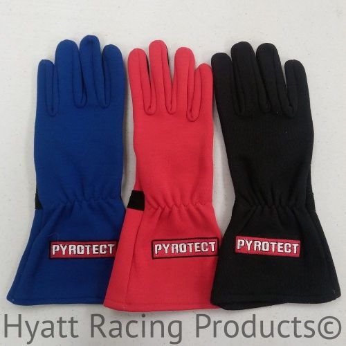 Pyrotect 2-layer auto racing gloves sfi 5 - all sizes &amp; colors