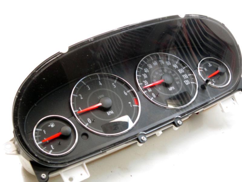 Oem 2001 2002-2006 sebring sedan 2.4l auto speedometer gauge cluster 123,807k